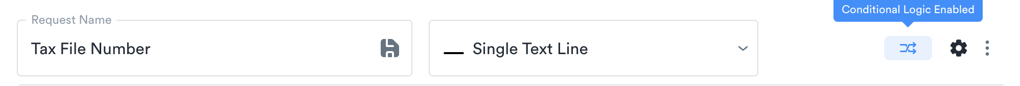 See if the field is set up with a conditional display setting on the field itself in your builder