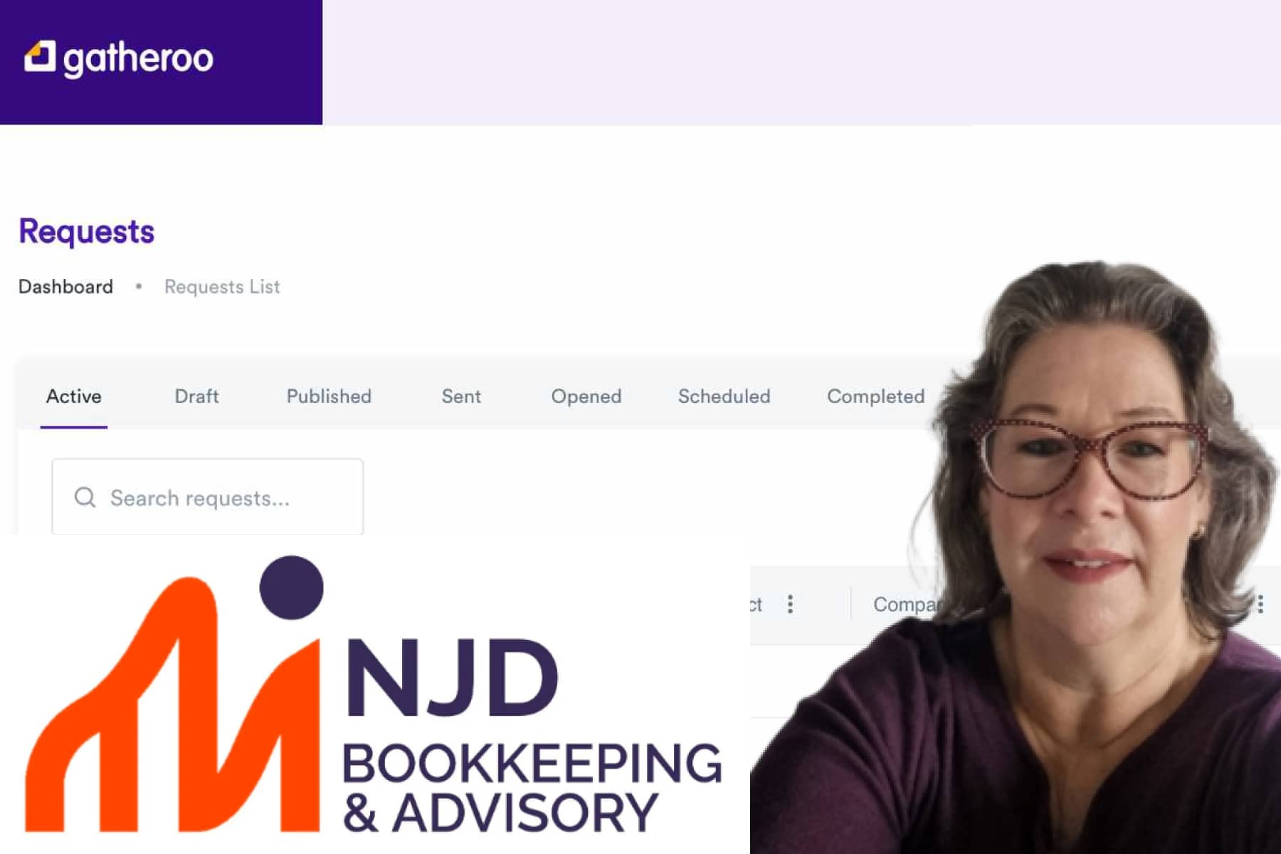 NJD Bookkeeping and Natalie use Gatheroo to keep their clients information safe
