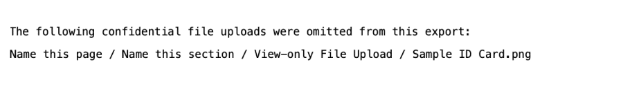 A separate file is created with a list of all the files suppressed from downloads
